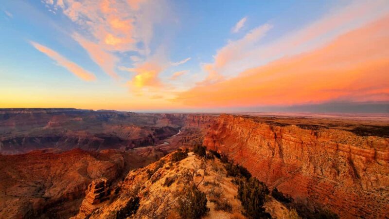 Grand Canyon South Rim Sunset Tour wth Dinner included - Key Points
