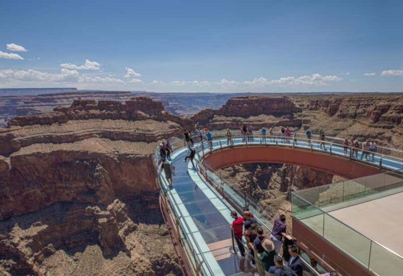 Grand Canyon West: Helicopter, Pontoon River Boat, & Skywalk - An Adventurous Day at Grand Canyon West Combining Sky, Water, and Culture