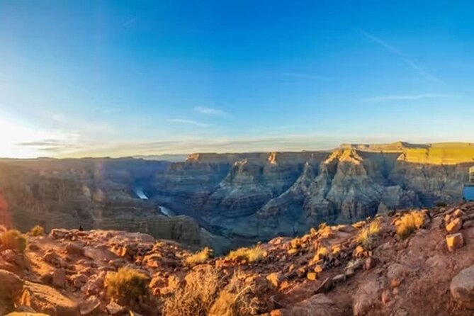 Grand Canyon West Rim Helicopter and Boat Tour by Luxury Car - Arriving at Grand Canyon West for Helicopter Excursion