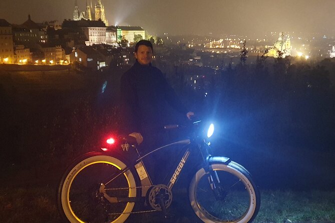 Grand City Tour of Prague on Retro Styled E-Bike - The Historical Significance of the Powder Tower