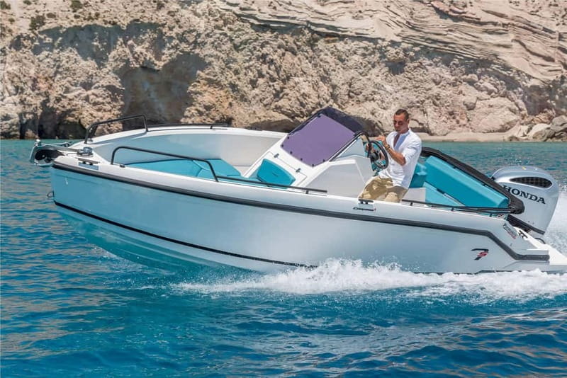 Grand Milos Adventure: Private Cruise Rental with Skipper - Departing from Agia Kyriaki Beach for a Fully Customized Day