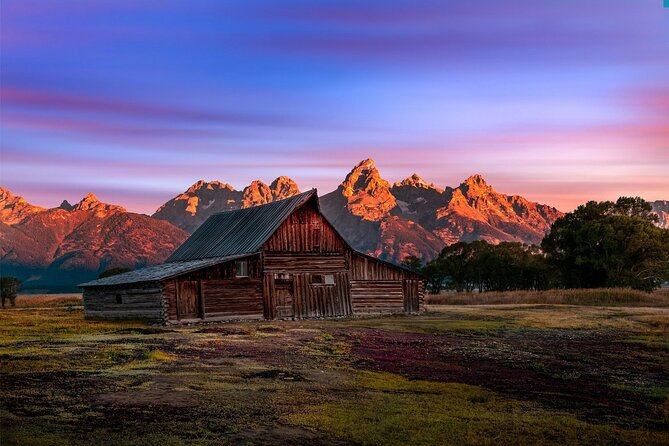 Grand Teton: Private Sunrise Tour - Mormon Row: Iconic Barns with a Mountain Backdrop