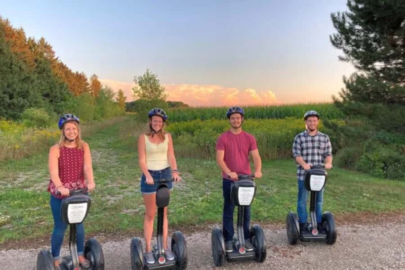 Green Bay: Thornberry Creek Nature Glide Segway Tour - Crossing Trout Creek on Rustic Road R-40