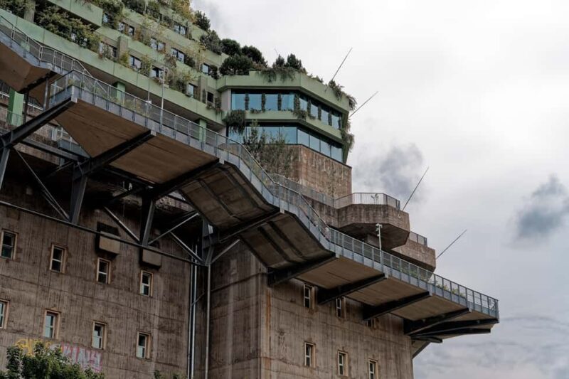 Green Bunker Tour on St. Pauli  the original - Climbing the Mountain Path to the Bunker