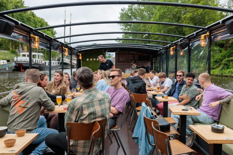 Groningen: Terrace Boat Experience with a Cozy Bar - Discover Groningens First Floating Terrace on a Cozy Water Boat