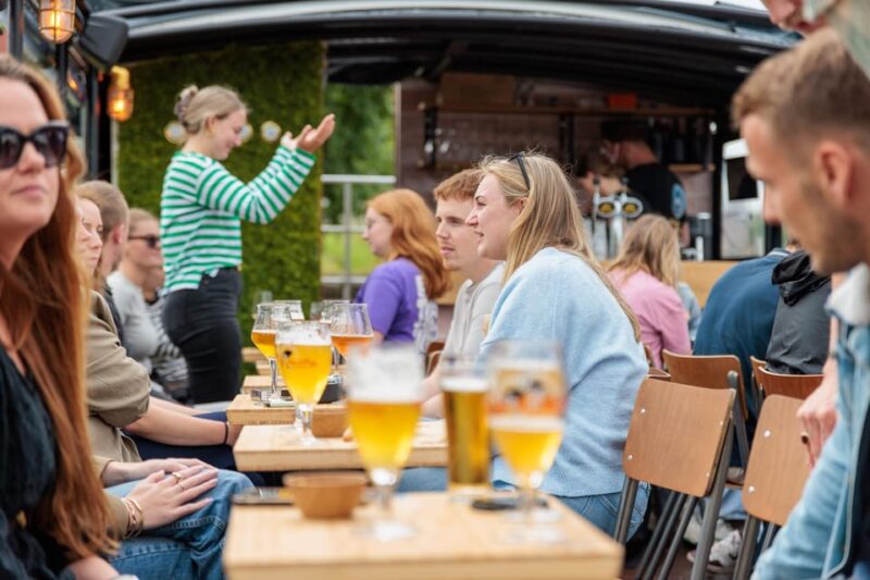 Groningen: Terrace Boat Experience with a Cozy Bar - Key Points