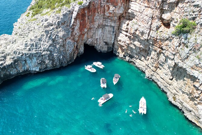 Group Guided Tour: Blue Cave Speedboat Tour in the Bay of Kotor - Visiting Mamula Island’s Fortress and WWII History