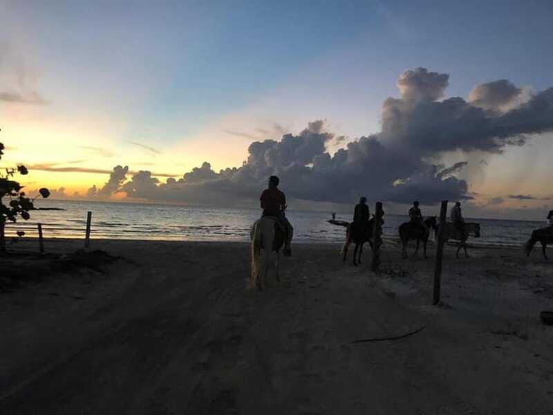 Group horseback ride on Holbox Island, Quintana Roo - The Guide Experience and Tour Atmosphere