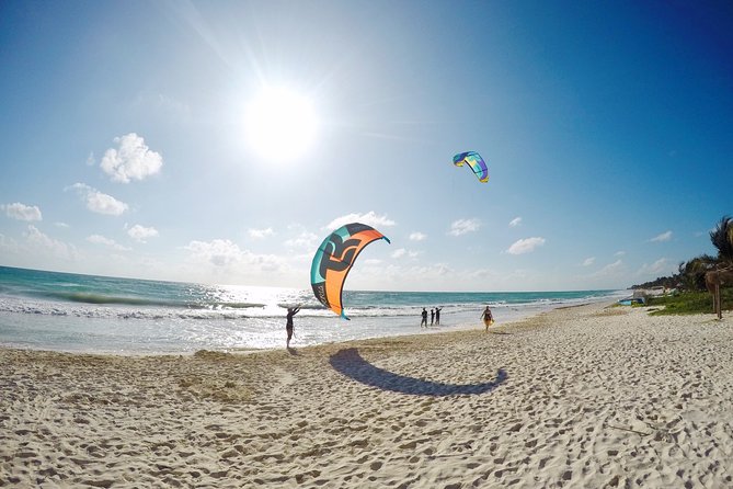 Group Kiteboarding Lesson in Tulum - Meet at Ahau Tulum on Tulum Beach