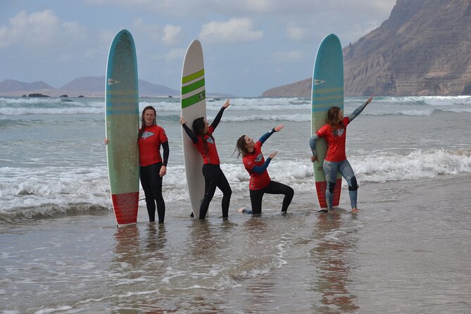 Group Longboard Surf Lesson in Lanzarote - Key Points