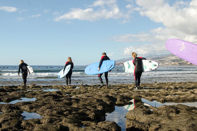 Group Surf Lesson in Playa de las Americas - The Small Group Advantage: Personal Attention and Better Learning