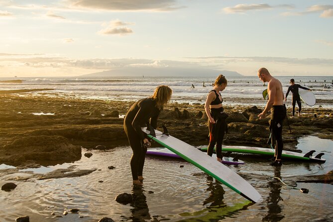 Group Surf Lesson in Playa de las Americas - The Atmosphere and Vibe of Fins First Surf School