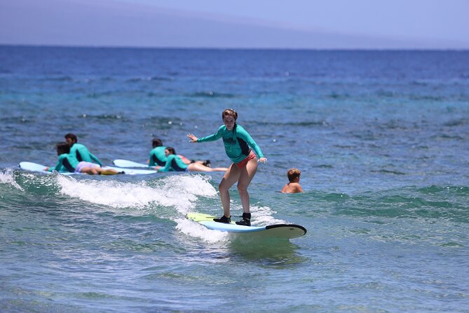 Group Surf Lessons from Kaanapali Beach - Precise Location and Easy Meeting Arrangements at Kaanapali Beach