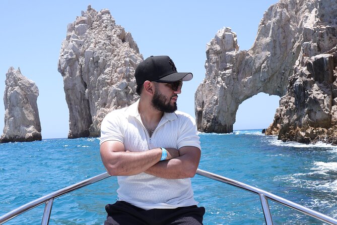 Group tour of the Cabo San Lucas Arch - Wildlife and Rock Formations Observed