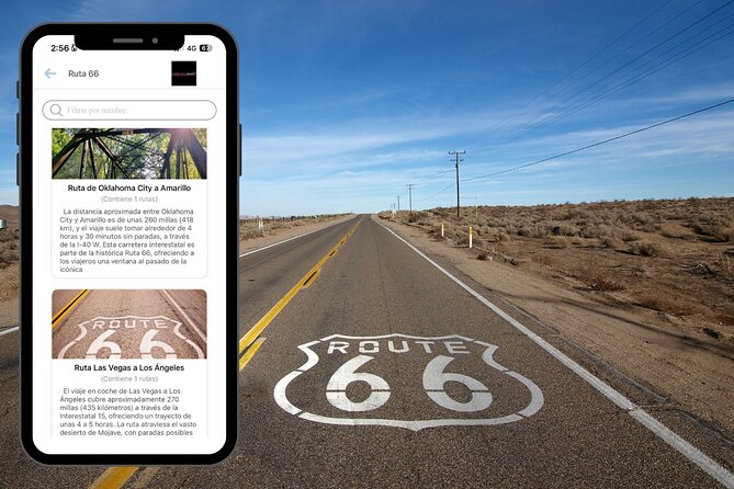 Guided Audio Road Trip Route 66 - Key Points