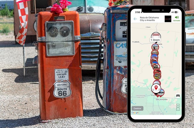 Guided Audio Road Trip Route 66 - Meeting Points and Accessibility