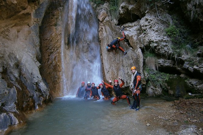 Guided Canyoning in Granada: Lentegi Canyon - The 4 to 5 Hours of Canyoning Action