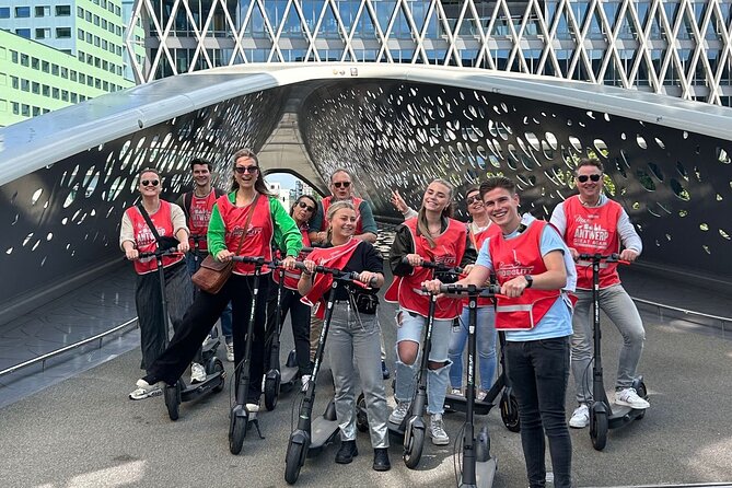 Guided E-kickscooter tour: The big five of Antwerp - Practical Details and Booking Information