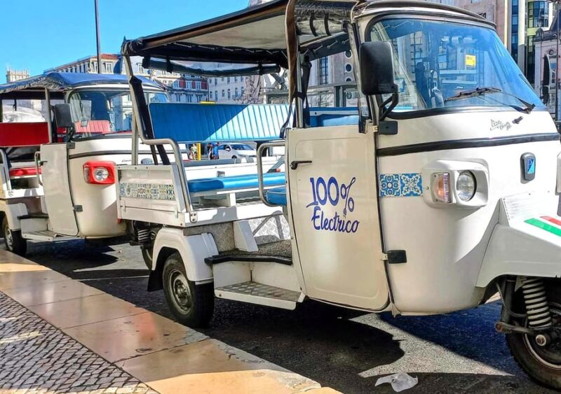 Guided Electric Piaggio Tuk-Tuk Tour of Historic Lisbon - Key Points