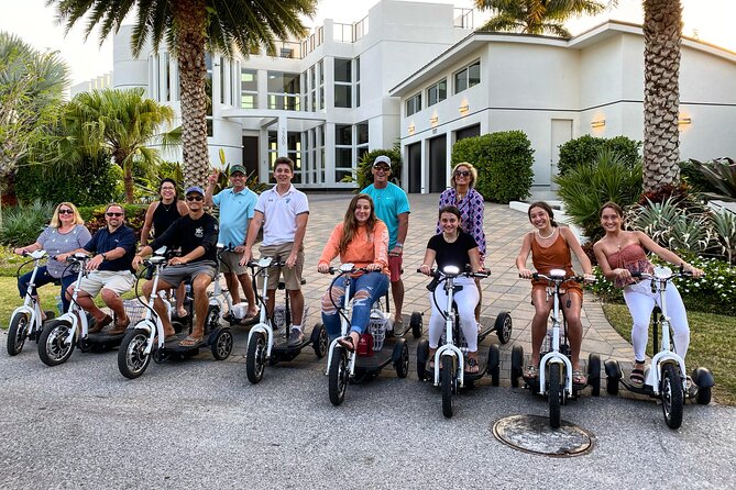 Guided Electric Trike Tour - Downtown Naples Florida - Exploring the Naples Fishing Pier and Ocean Views