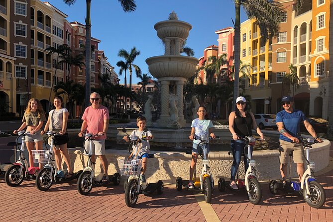 Guided Electric Trike Tour - Downtown Naples Florida - Marveling at Port Royal’s Luxury Homes