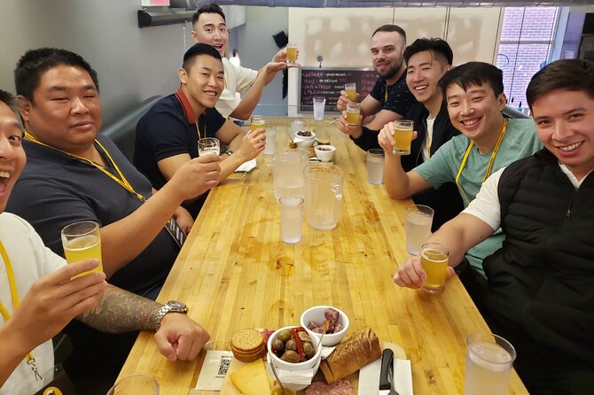 Guided Happy Hour Brew Tour in Montreal with Dinner - An Inclusive Dinner with Vegetarian Options