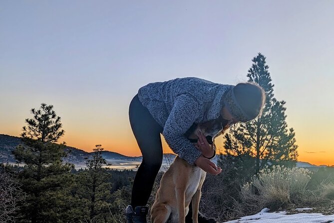 Guided Hiking Tour in Big Bear with Sunset Champagne toast on Private Dock - Weather and Cancellation Policies