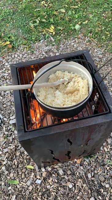 Guided llamawalk with a traditional, homemade cheesefondue - Enjoying Homemade Cheesefondue in an Outdoor Setting