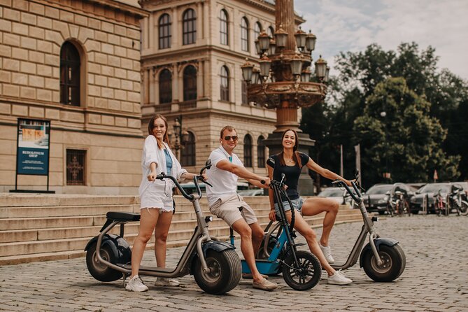 Guided sightseeing e-scooter tour of Prague: 2 hours - Exploring the Historic Old Town Square and Old Town Hall
