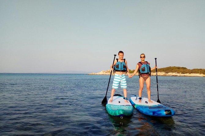 Guided stand up paddle (SUP) lesson and tour - Starting Point at Mikro Karydi Beach in Halkidiki