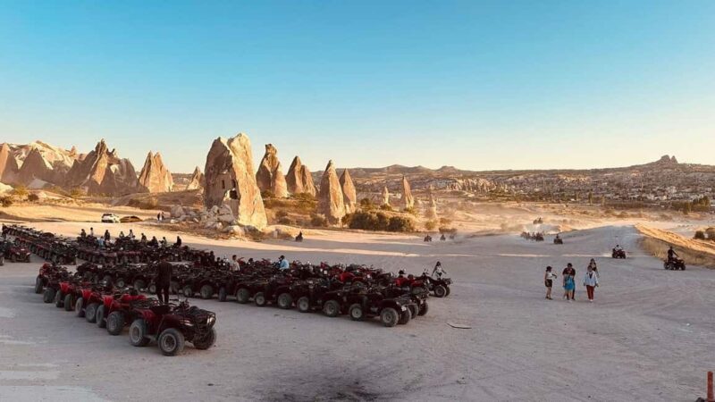 Guided Sunset or Sunrise ATV Tour in Cappadocia Valleys - The Experience of Hot Air Balloons and Valley Passages