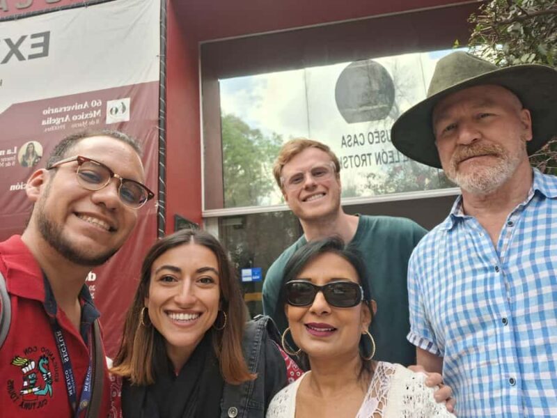 Guided Tour Coyoacan neighborhood and Leon Trotsky Museum - Exterior Views of Frida Kahlo’s House