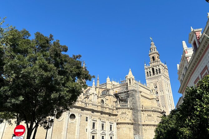 Guided tour to Seville from the Costa del Sol - Admiring Plaza de Espana in Maria Luisa Park