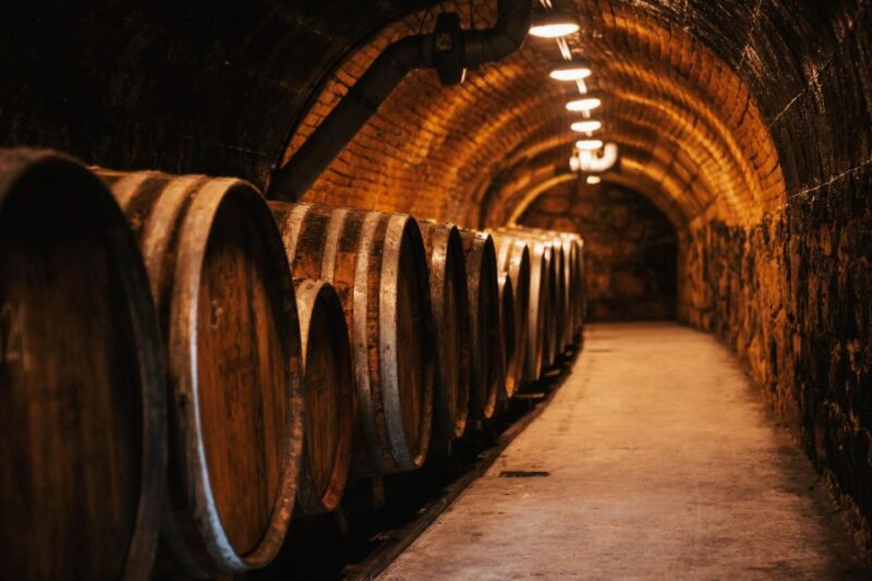 Guided wine tasting at Rókusfalvy Estate - Exploring the Cellar and Champagne Cellar Tours