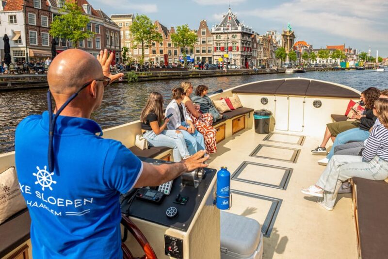 Haarlem: Canal tour + Dutch Windmill de Adriaan tour - Starting at Haarlem’s Iconic Windmill De Adriaan