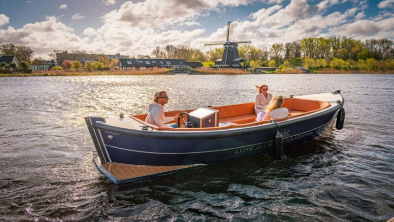 Haarlem: Private Boat Rental City Center - The Charm of Haarlem’s Historic Canals