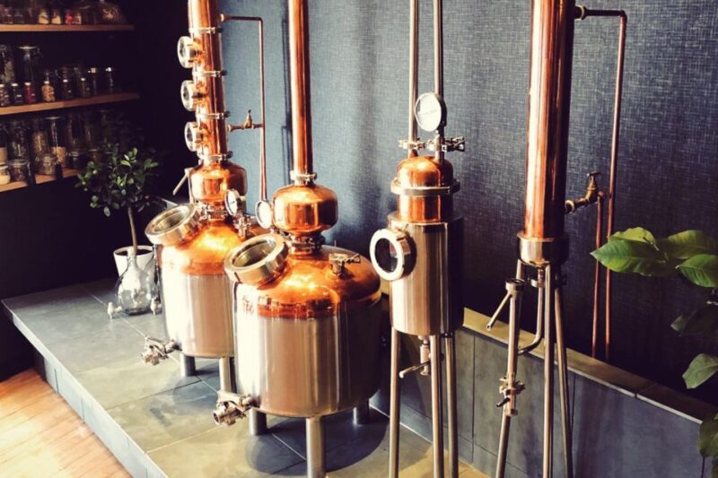 Haggis paired with whisky & gins in 56 North distillery! - Key Points