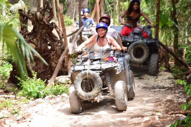 Half Day ATV, Zip-line & Cenote tour! Transportation from Cancun - Cenote Swim to Refresh and Relax