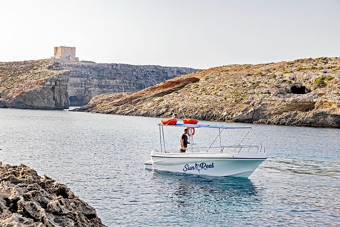 Half Day Blue Lagoon, Comino and Gozo Private Guided Boat Cruise - The Signature Stop at Alfa Rock in Gozo