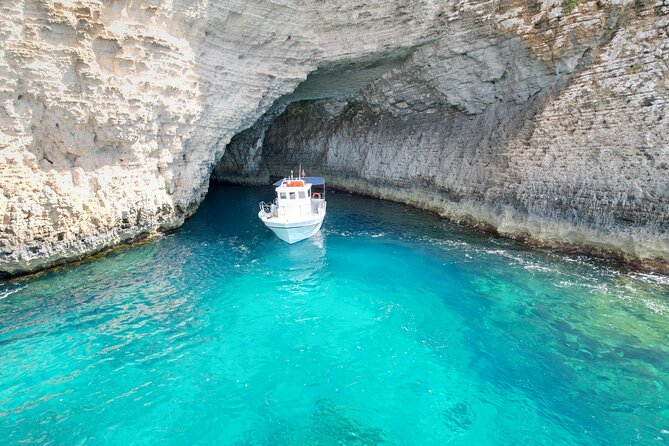 Half Day Blue Lagoon, Comino, Gozo and Malta Private Boat Trip - Santa Maria Caves Exploration