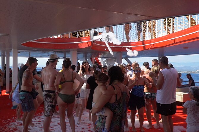 Half Day Boat Tour in Side, Turkey - The Foam Party and Waterslides at Caretta Bay