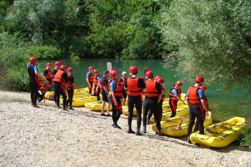 Half-Day Cetina River Rafting - The Experience of Swimming and Platform Jumps