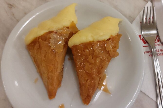 Half Day Food and Walking Tour with Tastings in Thessaloniki - Tasting Traditional Soutzoukaki and Local Wine at Valaoritou