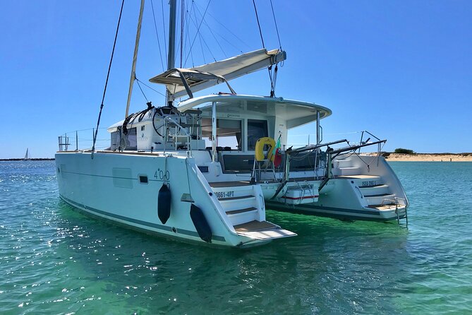 Half Day Private Catamaran Boat Tour - Ria Formosa - Activities: Swimming, Paddleboarding, and Snorkeling