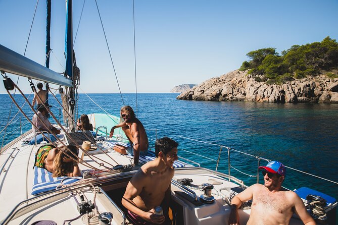 Half Day Private Sailboat around Ibiza's Coves - Relaxing at Cala Es Torrent: A Spot for Slow Days