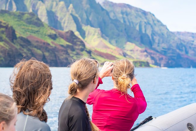 Half-Day Raft and Snorkel Adventure to Na Pali - Departing from Port Allen Marina Center for an Exciting Coastline Cruise