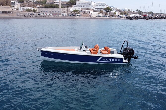Half Day Saxdor Boat Rental in Santorini - Practicalities and Safety Measures
