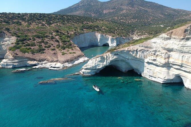 Half-Day Small-Group Motorboat Rib Cruise to Kleftiko - Approaching Sykia Cave and Its Sea Entrance