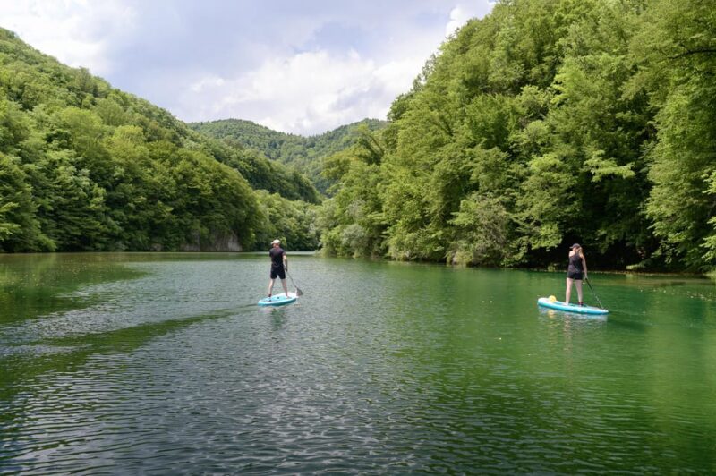 Half Day Stand-up Paddle Boarding on the Soa River - Paddling Through Idrijica Canyon