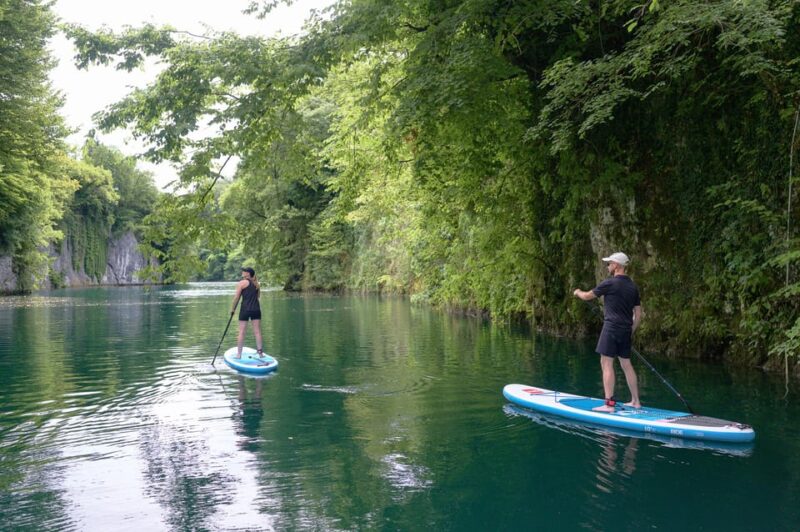 Half Day Stand-up Paddle Boarding on the Soa River - Rest and Snacks at the Canyon End